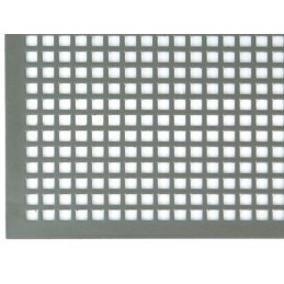 Blacha perforowana w kwadrat: 5,5mm 1000x500x1mm metal