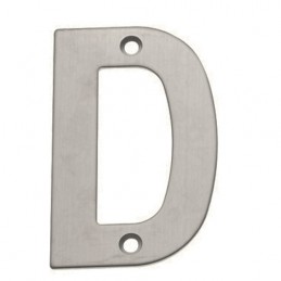 Litera "D"-10cm INOX