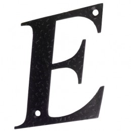 Litera "E"-10cm czarna DISPLAY