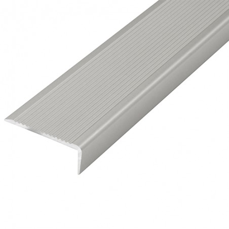 Profil kątowy schodowy 40x15mm dł. 1m aluminiowy srebrny