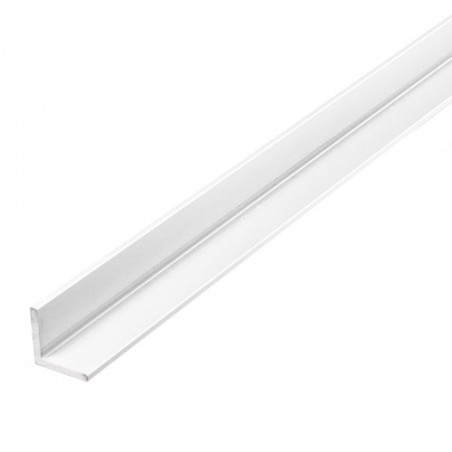 Profil kątowy 15x15mm dł. 2,5m aluminiowy biały