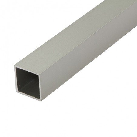 Profil kwadratowy 16x16mm dł. 1m aluminiowy srebrny