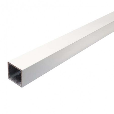 Profil kwadratowy 16x16mm dł. 2,5m aluminiowy biały
