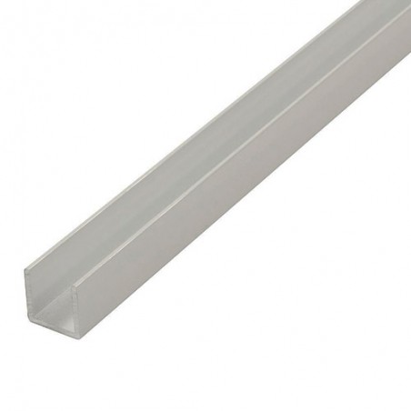 Profil U 10x10mm dł. 1m aluminiowy srebrny