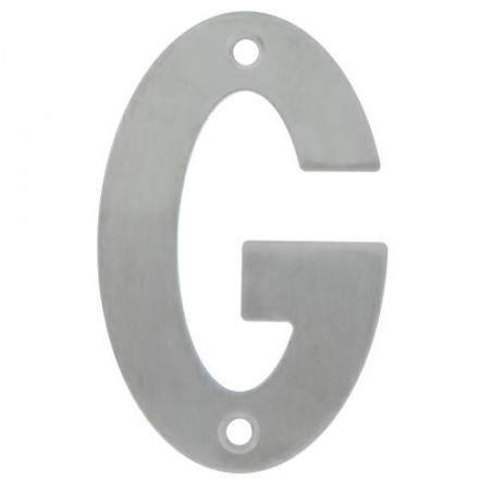 Litera G 10cm stal nierdzewna INOX - przykręcana