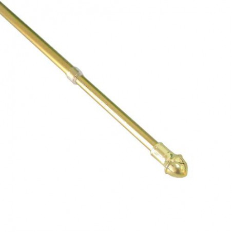 Zazdrostka rozsuwana karnisz 125-235cm złota mod.4