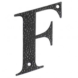 Litera "F"-10cm czarna DISPLAY
