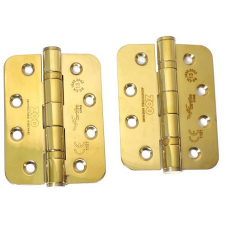 Zawias drzwiowy 102x76x3mm PVD złote (2)